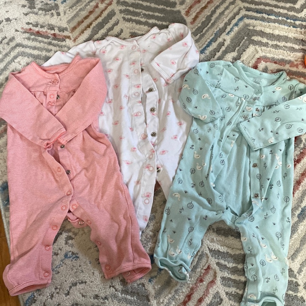 3 carters footless sleepers